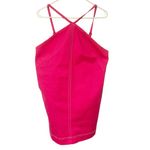 Anthropologie  Pilcro Size Large Pink The Judie Halter Denim Swing Mini Dress Photo 1