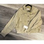 Free People  "We the Free" Tan Denim Jacket Button Up Women's Size XL NWT Photo 1