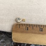 Vintage baby blue stone and rhinestones pendant Photo 2