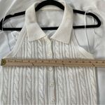 Pink Rose NWT  Brand White‎ Halter Sweater Dress Size Small Photo 3