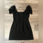 French Connection  Whisper Flutter Sleeve Mini Dress in Blackout Photo 2