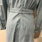& Other Stories NWT & OTHER STORIES Blue Frill Denim Long Sleeve Turtleneck Dress Size 8 Photo 12