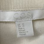 COS  Cream Mix Media Textured Sweatshirt Photo 3