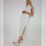 ASOS DESIGN Sweater Midi Dress Cream Women's Size 14 Knitted Sleeveless NWT Photo 5