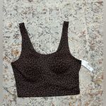 PINK - Victoria's Secret PINK by Victoria Secret Longline Relay Sports Bra Size Large Leopard print NEW Photo 9