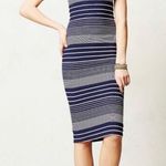 Anthropologie  | Maeve Edisto Column Nautical Preppy Euro Summer Dress Size M Photo 0