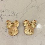BaubleBar  Minnie Mouse Crystal Easter Bunny Stud Earrings Photo 2