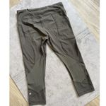 Lululemon Women’s Pace Rival HR Cropped Leggings 22" Olive Green Size 10 Photo 3