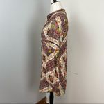 Ivy Jane  Colorful Boho Retro Long Sleeve Shirt Dress Small Mosaic Photo 7