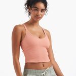 Vuori rib Crop Tank size medium light cinnamon color Photo 2