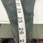 Open Edit  Green Henley Bodysuit | Size Large | Long Sleeve Organic Cotton Blend Photo 8