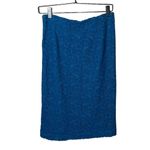 Anthropologie / Moulinette Soeurs Blue Lace Pencil Skirt Size 4 Photo 6