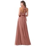 Azazie ✨ LANDRY Cedar Rose A-Line Pleated Mesh Sz A14 Dress✨ Photo 1