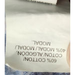 Lucky Brand  Womens S/P Paisley Print Short Sleeve Scoop Neck T Shirt Top Blue Photo 4