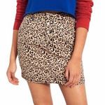 Hollister Ultra High Rise Button Fly Leopard Skirt Photo 0