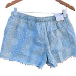 Forever 21  women's elastic waist shorts, medium denim floral print, nwt Photo 3