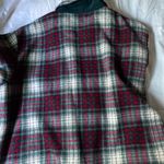 Vintage‎ Plaid Fleece Red Jacket Large Heritage Cozy Layering Granola Outdoorsy Photo 4