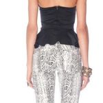 Nasty Gal Strapless Peplum Mesh Top Photo 5