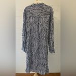 Terra & Sky  Plus Size Navy Blue Stripe Mini‎ Shirt Dress Photo 5