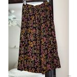 Sag Harbor Vintage  Floral Print Midi Skirt Size Medium Photo 2
