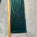 Passports Vtg. Velour Floral Print Button Up Top & Pants Set Green S/ M USA Made Photo 9