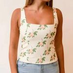 Cami NYC  Angelina Top In Ivory Floral Size M Photo 0
