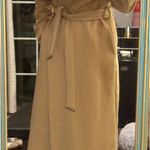 JustFab Tan Trench Coat Photo 2
