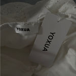 White Eyelet Tiered Dress Photo 2