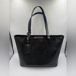 Longchamp  Le Foulonne City Black Leather Tote Bag Photo 2