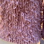 onetheland  Shaggy Sweater Womens Waist Length Cowl Neck S Small Blush Pink Photo 3