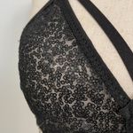 Black Sequined Bralette Top Photo 3