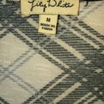 Lily White  Black Creme Plaid Sz M Photo 1