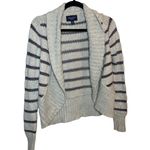 American Eagle  Outfitters Open Knit sweater Cardigan Purple Stripes Size XS Photo 0