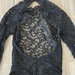 Victoria's Secret Victoria Secret Elegant Black Lace Bodysuit Photo 2