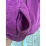 Columbia  Fleece Full Zip Jacket L Eggplant Purple Outdoor Granola Hiking Camping Photo 7