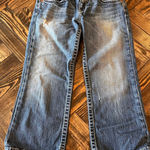 Big star Casey Low Rise Capri Jeans Women 28 Western Cowgirl Y2K Grunge Preppy Photo 0