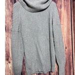 Free People Sweater Gray Oversized Mock Neck Cozy Women Size X Small Knit NEW Photo 0