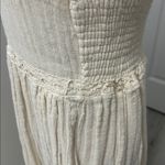 Jen's Pirate Booty Jen’s Pirate Booty Cream Gauze Strapless Maxi/Midi Dress Photo 3