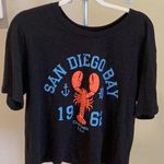 Rebellious One NWOT  black Grhic tee chopped Photo 0