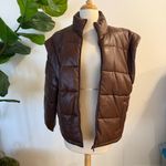 We Wore What  || Brown Puffer Jacket Photo 2