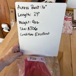 Ganni Peplum Textured Sleeveless Blouse Pink Size XL Photo 8