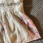 Rose & Grey Sheer Lace Low V Photo 2