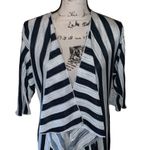 LuLaRoe  Shirley navy & white striped kimono small NWT‎ Photo 1