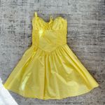 Beginning Boutique  Mini Yellow Corset Dress Photo 2