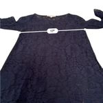 Elizabeth and James RTR Glorietta Navy Blue Lace 3/4 Bell Sleeve Mini Dress Photo 9