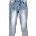 Driftwood JACKIE HIGH RISE FLORAL EMBROIDERED TRIM JEANS SIZE 25 Photo 2