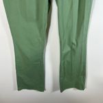 VIA MASINI 80 Firenze Green Cropped Flare Trousers Made in Italy Size 42 Photo 3