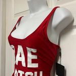 Dixperfect BAE Watch Red Scoop Swimsuit Photo 3