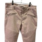 Tinseltown  Dusty Pink Moto Jegging Cotton Blend Zipper Accent Juniors 13 Photo 2