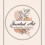 JEWELED ART Abstract Upside Down Arch Hand Photo 1